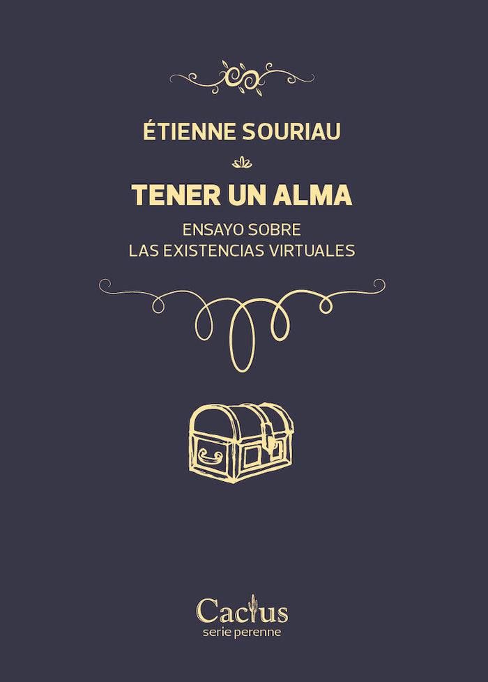 TENER UN ALMA, de SOURIAU, ETIENNE | portada del libro