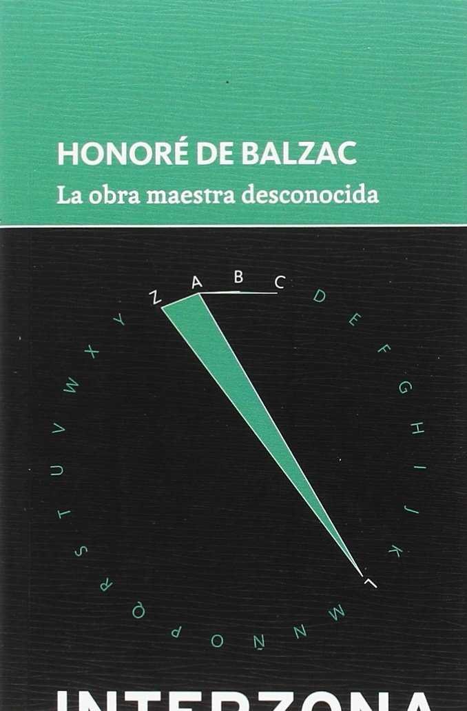 LA OBRA MAESTRA DESCONOCIDA, de HONORE DE BALZAC | portada del libro