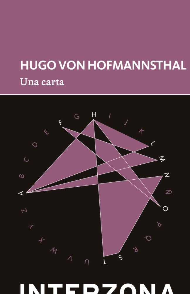 UNA CARTA, de VON HOFMANNSTHAL, HUGO | portada del libro