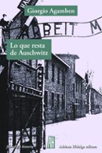 LO QUE RESTA DE AUSCHWITZ, de Giorgio Agamben | portada del libro