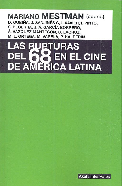 RUPTURAS DEL 68 EN EL CINE DE AMERICA LATINA, de MESTMAN | portada del libro