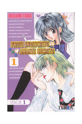 PROFE INDISCRETO AMANTE SECRETO 1, de TODA | portada del libro