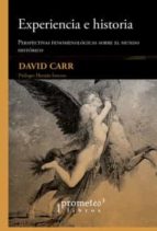 EXPERIENCIA E HISTORIA, de David Carr | portada del libro