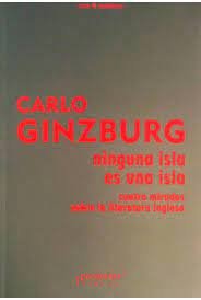 NINGUNA ISLA ES UNA ISLA, de GINZBURG CARLO | portada del libro
