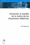 INICIACION ESTUDIO TEORIA DE LAS SITUACIONES DIDACTICAS, de BROUSSEAU,GUY | portada del libro