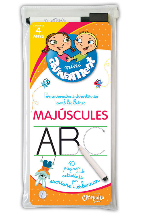 MAJúSCULES. MINI AVIVAMENT 4 ANYS, de VV.AA. | portada del libro