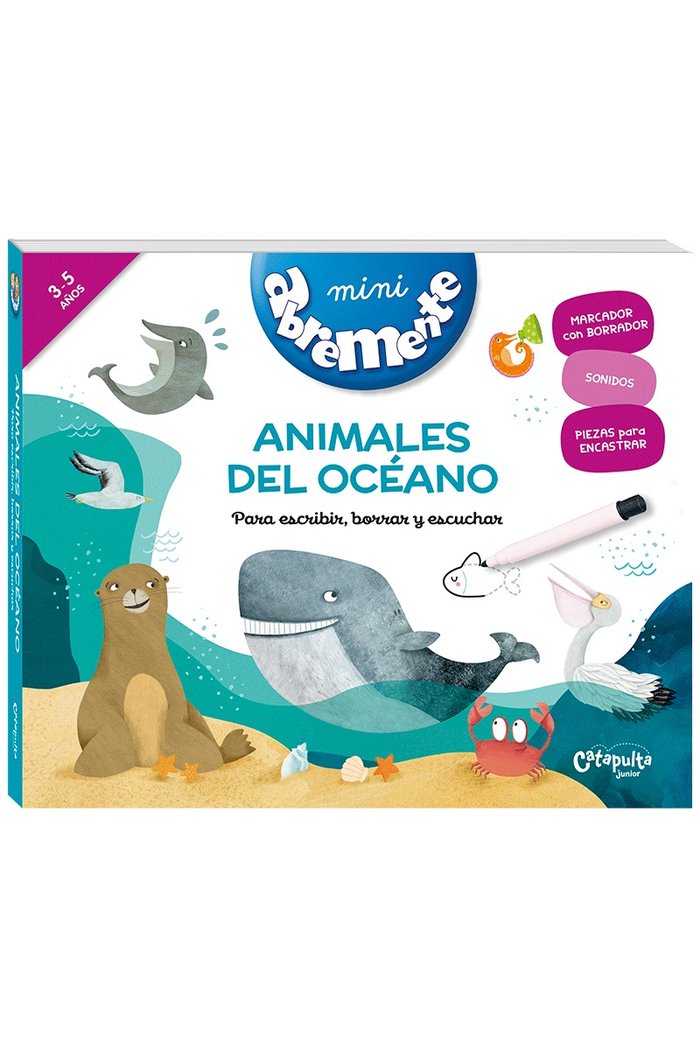 MINI ABREMENTE ANIMALES DEL OCEANO, de , LOS EDITORES DE CATAPULTA | portada del libro