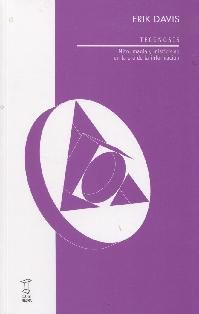 TECGNOSIS, de ERIK DAVIS | portada del libro