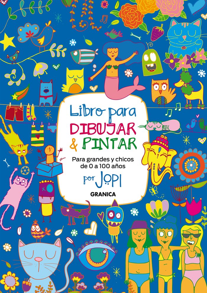 LIBRO PARA DIBUJAR Y PINTAR, de JOPI | portada del libro