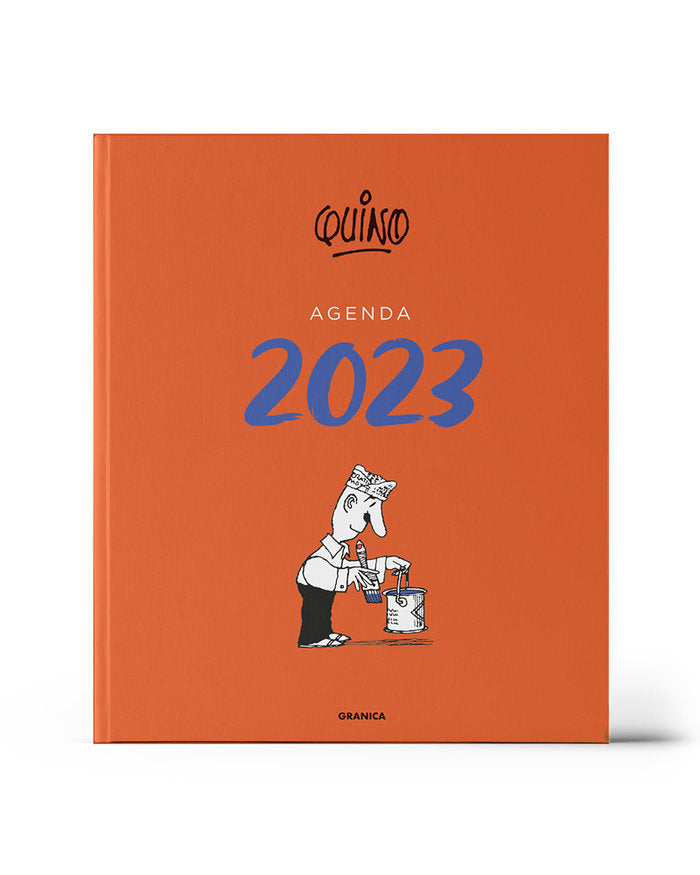 AGENDA 2023 QUINO ENCUADERNADA NARANJA, de QUINO | portada del libro