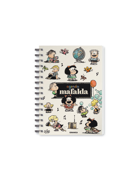 MAFALDA AGENDA PERPETUA ANILLADA PERSONAJES (NUEVA EDICION), de QUINO | portada del libro