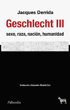 GESCHLECHT III, de JACQUES DERRIDA | portada del libro