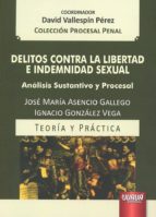 DELITOS CONTRA LA LIBERTAD E INDEMNIDAD SEXUAL., de David Vallespín Pérez | portada del libro