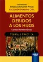 ALIMENTOS DEBIDOS A LOS HIJOS., de CARMEN FLORIT FERNANDEZ | portada del libro
