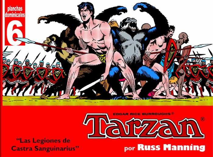 TARZAN. PLANCHAS DOMINICALES 06, de MANNNG, RUSS | portada del libro