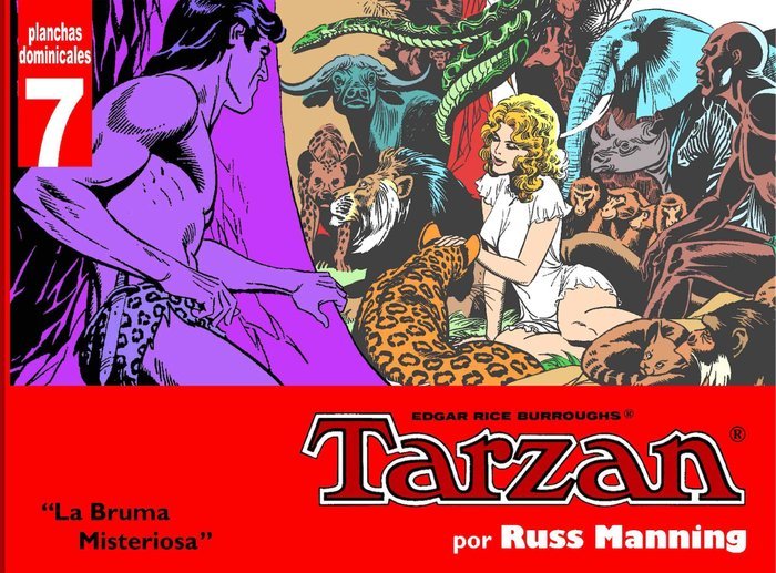 TARZAN. PLANCHAS DOMINICALES 07, de MANNING, RUSS | portada del libro