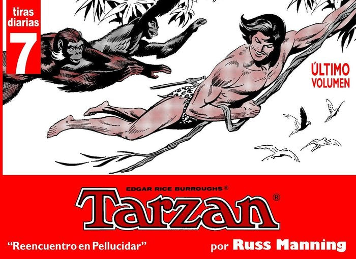 TARZAN: TIRAS DIARIAS 07, de MANNING, RUSS | portada del libro