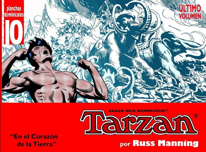 TARZAN. PLANCHAS DOMINICALES 10, de MANNING, RUSS | portada del libro