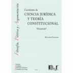 CUESTIONES DE CIENCIA JURIDICA Y TEORIA CONSTITUCIONAL DIS, de Riccardo Guastini | portada del libro