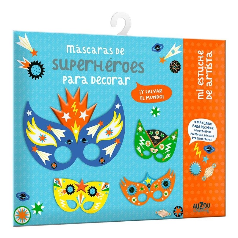 ESTUCHE MASCARAS SUPERHEROES DEC | portada del libro
