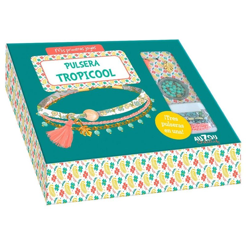 CAJA JOYAS MI PULSERA TROPICOOL, de AA.VV. | portada del libro