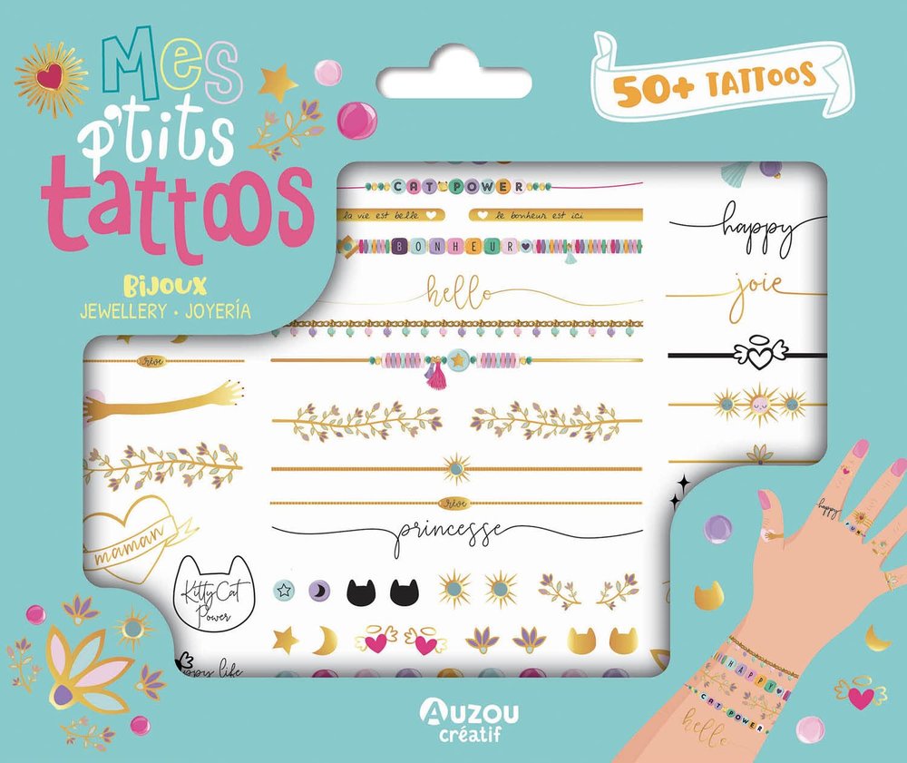 MIS PEQUEÑOS TATTOOS JOYAS, de VVAA | portada del libro