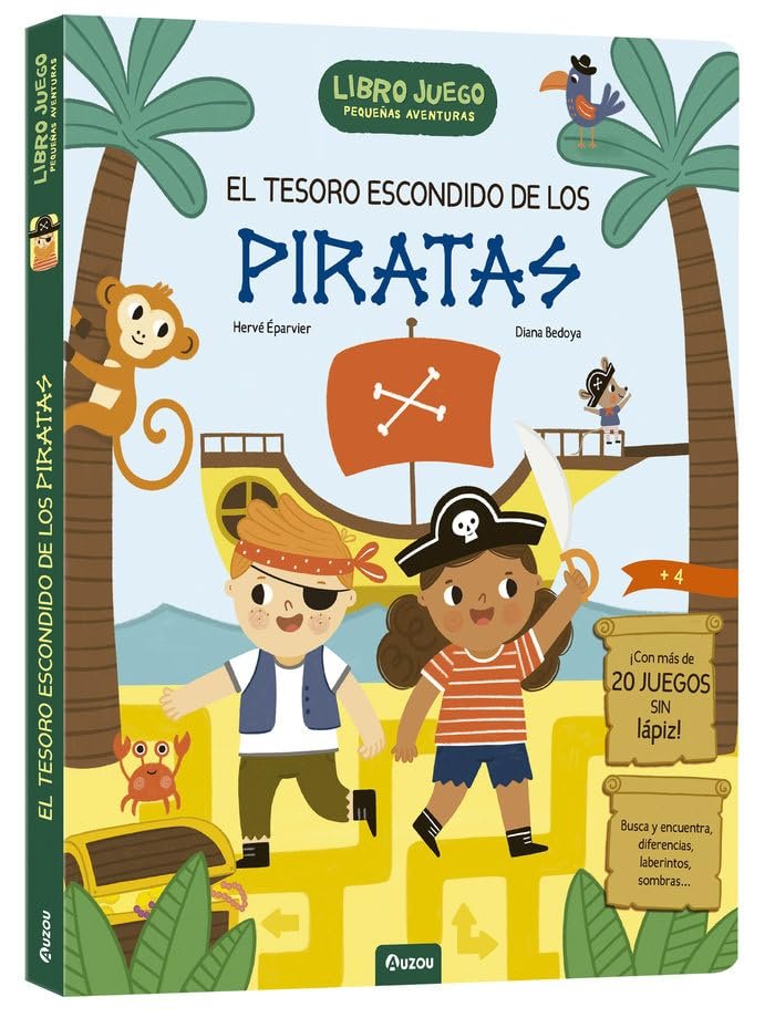 El tesoro escondido de los piratas, de Eparvier,Herve | portada del libro