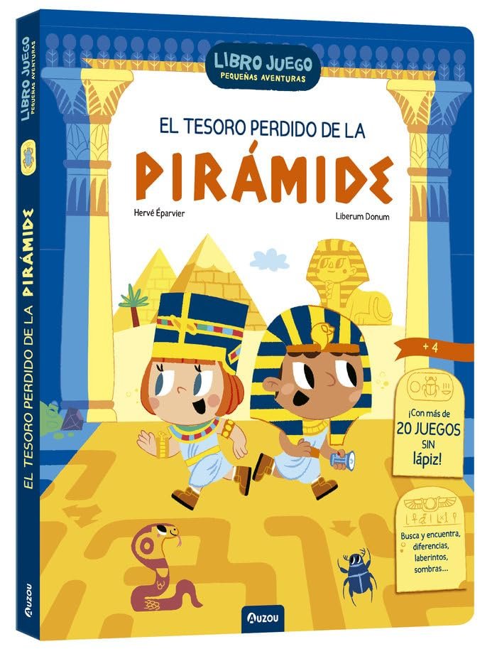 El tesoro perdido de la piramide, de Eparvier,Herve | portada del libro