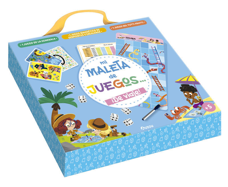 Mi maleta de juegos de viaje | portada del libro
