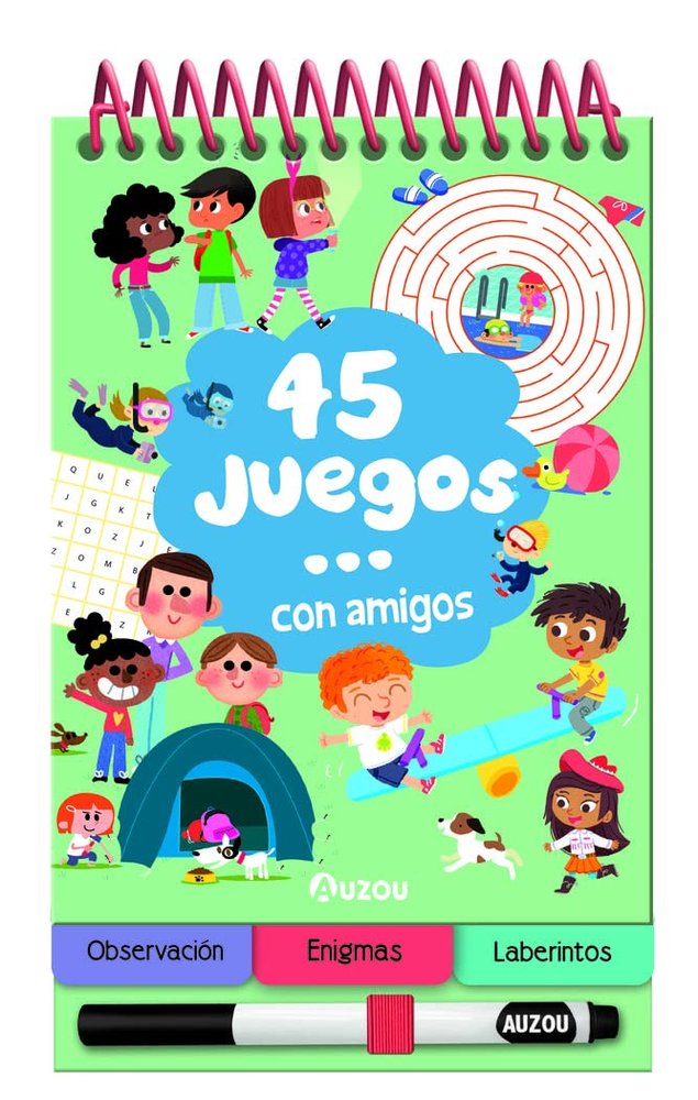 45 juegos con amigos, de AA.VV. | portada del libro