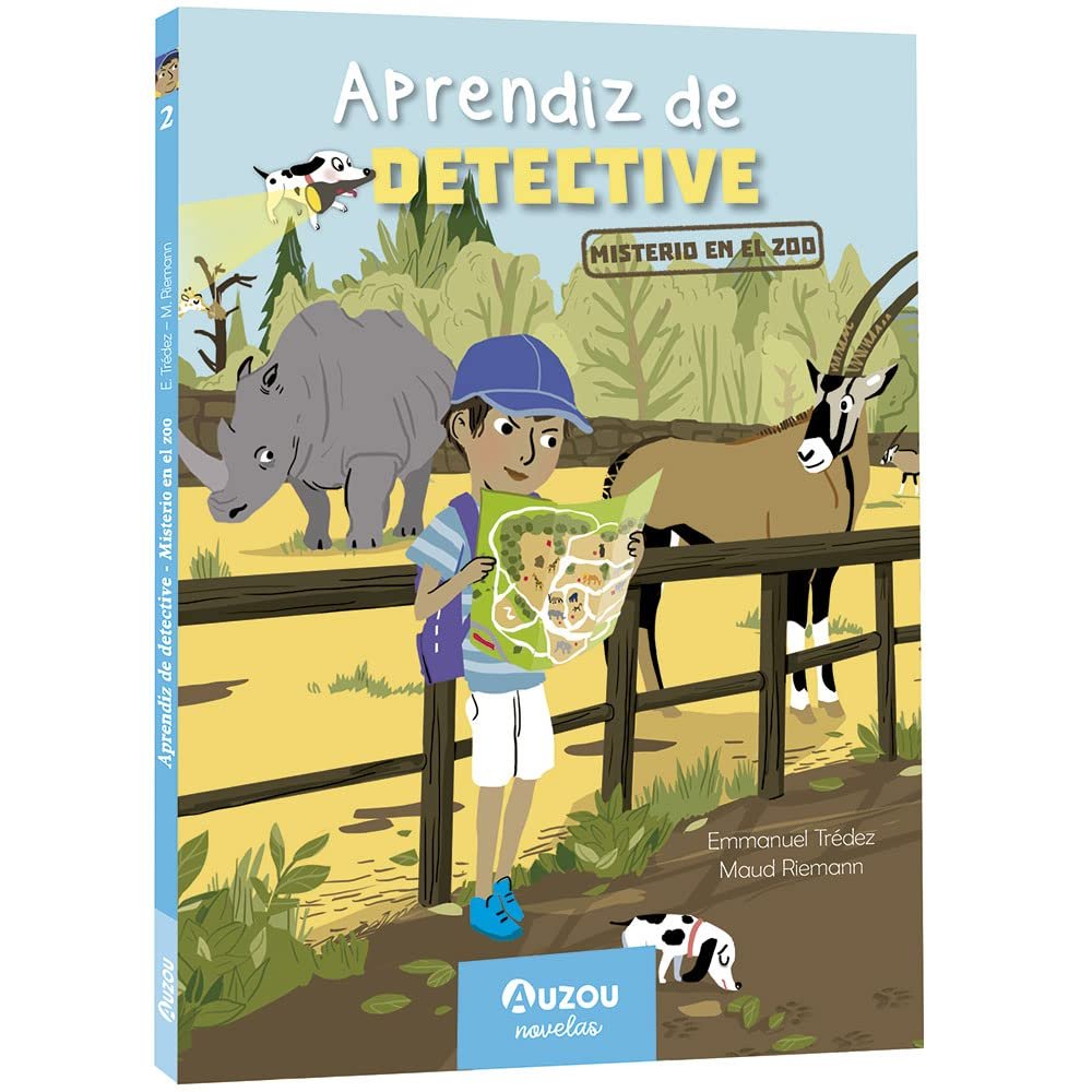 Aprendiz de detective. El misterio del zoo, de TREDEZ,EMMANUEL | portada del libro