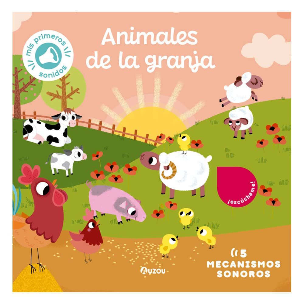 Libro de sonidos. Animales de la granja, de NOTAERT,AMANDINE | portada del libro