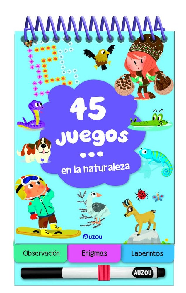 45 Juegos... en la naturaleza, de AA.VV. | portada del libro