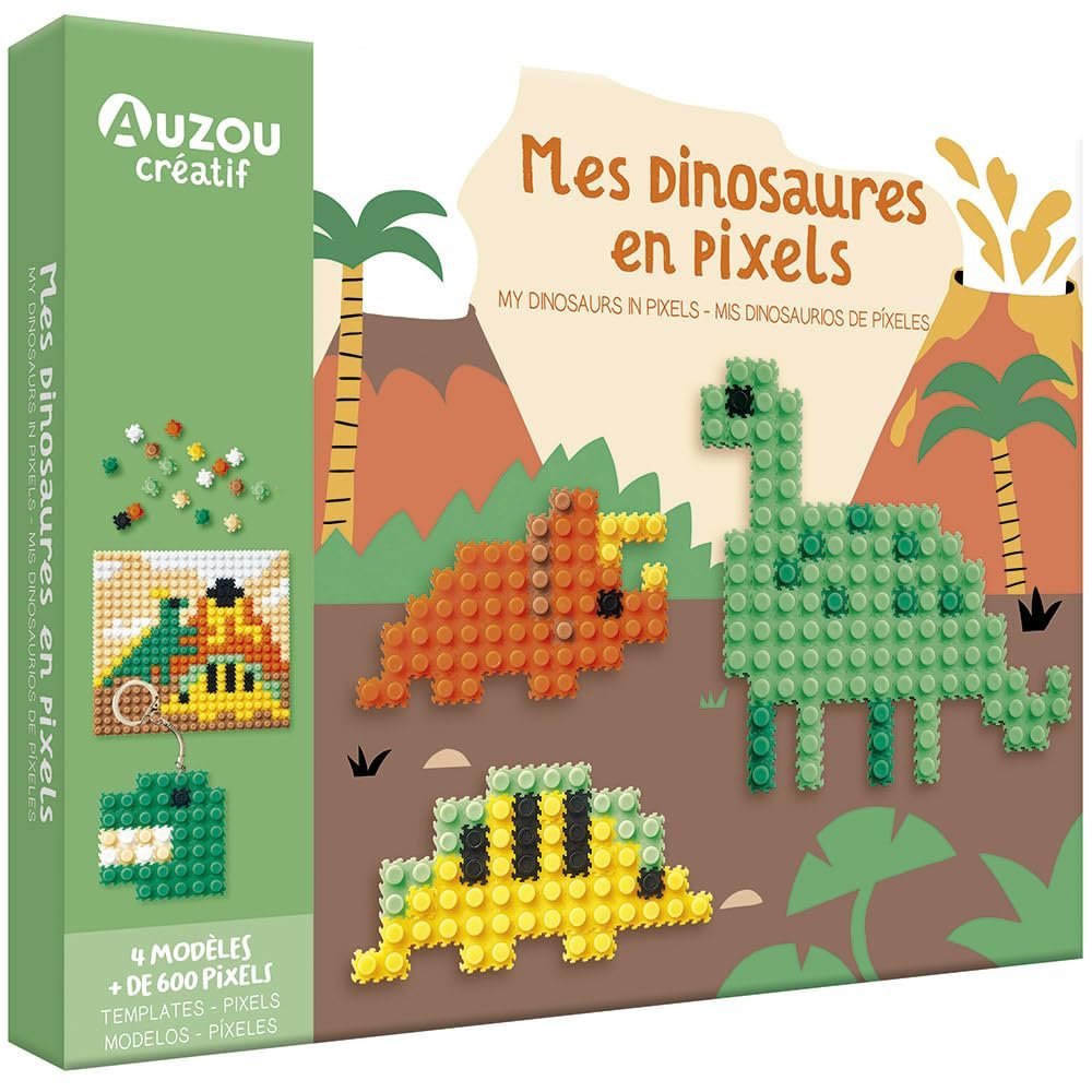 MIS DINOSAURIOS EN PIXELES. AUZ, de AA.VV. | portada del libro