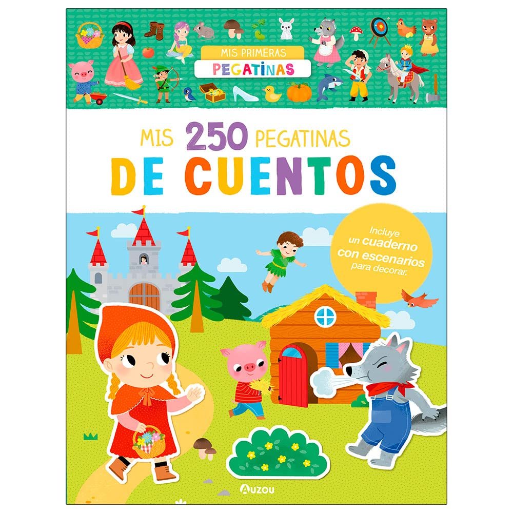 Mis 250 pegatinas. En los cuentos, de AA.VV. | portada del libro