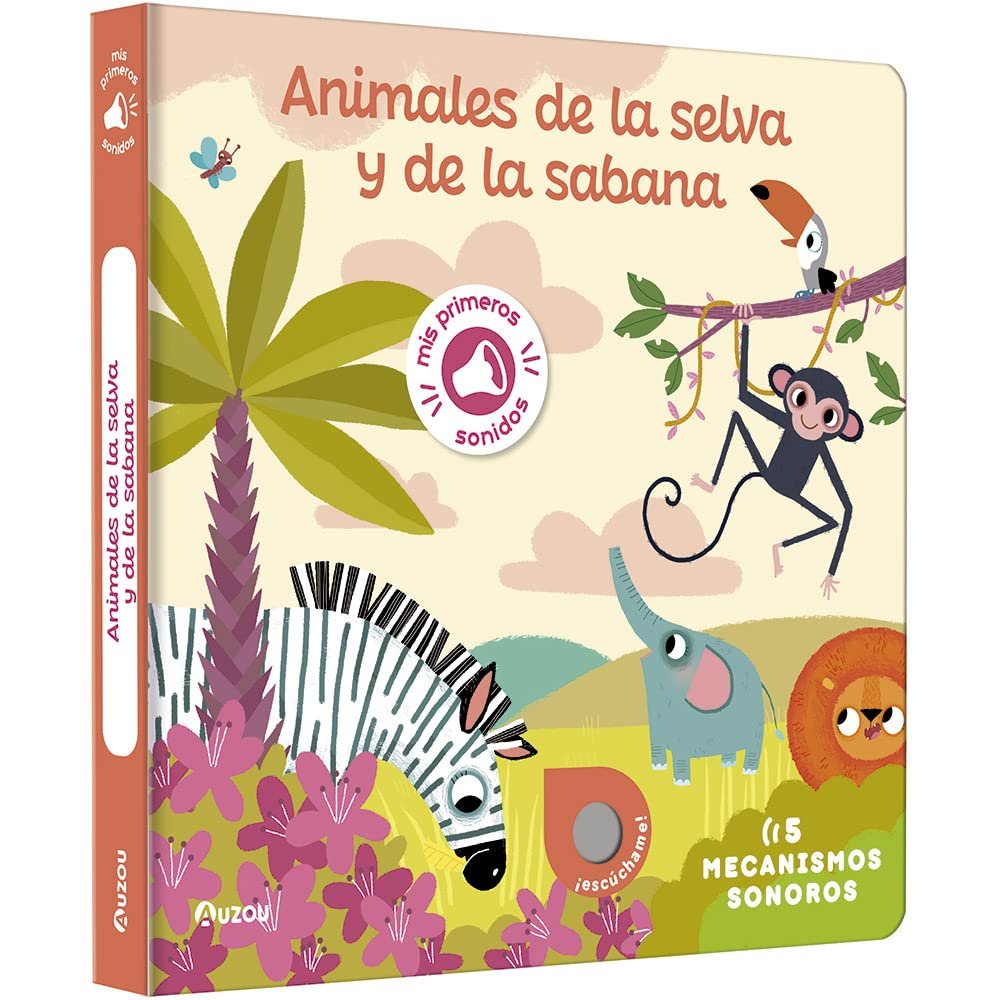 Animales de la selva y de la sabana, de Notaert,Amandine | portada del libro