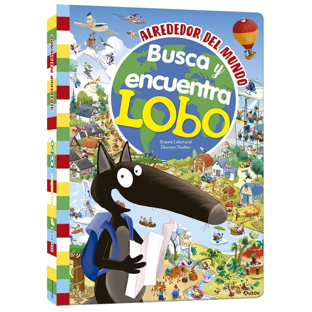 Busca y encuentra Lobo alrededor del mundo, de Lallemand, Orianne | portada del libro