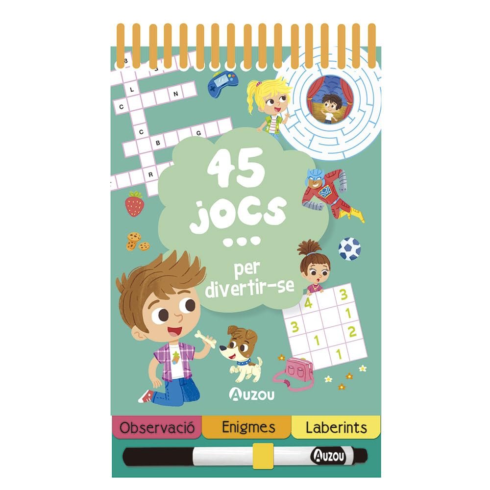 45 JOCS PER DIVERTIR-SE - CAT, de POTARD | portada del libro