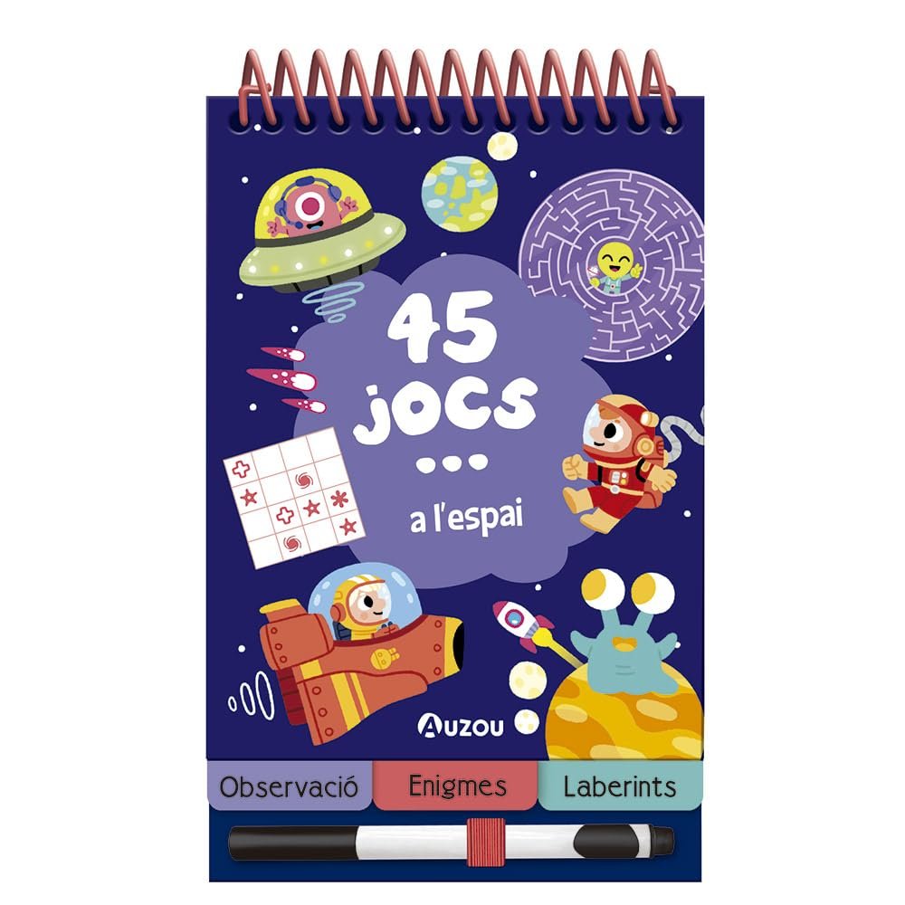 45 jocs.. a l'espai, de POTARD, CELINE | portada del libro