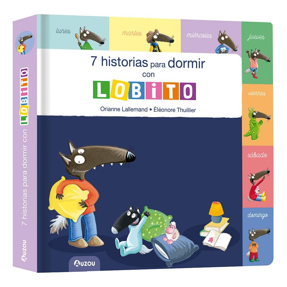7 historias para dormir con Lobito, de LALLEMAND, ORIANNE | portada del libro