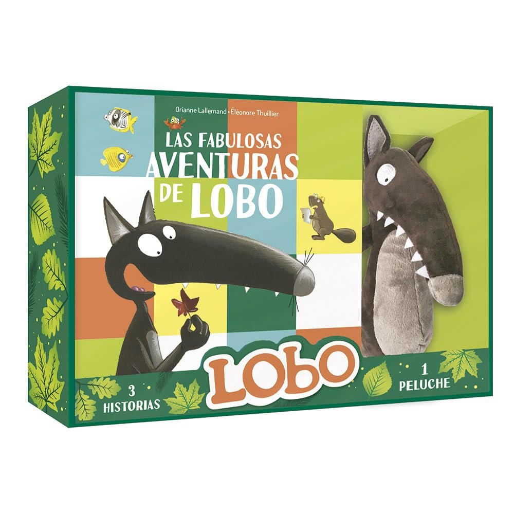 Las fabulosas aventuras de Lobo. Cofre con peluche, de LALLEMAND, ORIANNE | portada del libro