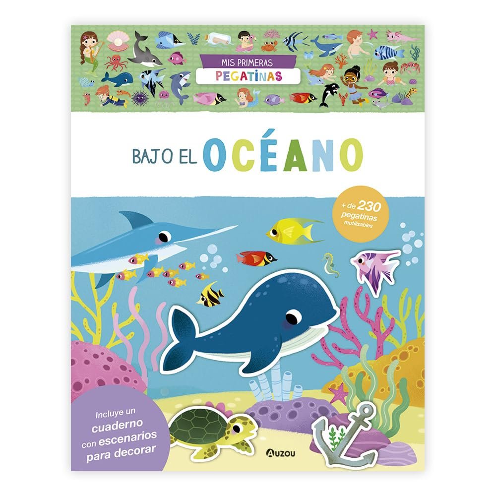 Mis primeras pegatinas bajo el oceano | portada del libro