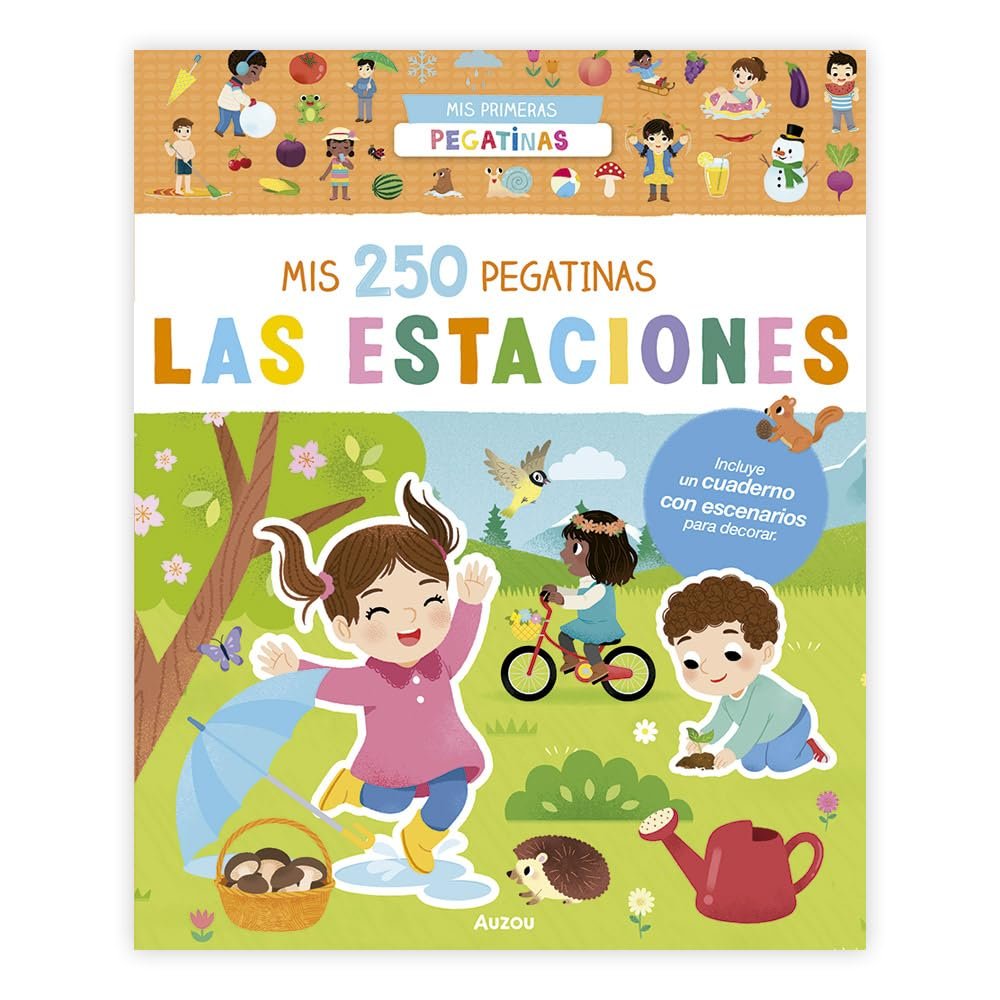 Mis 250 pegatinas Las estaciones | portada del libro