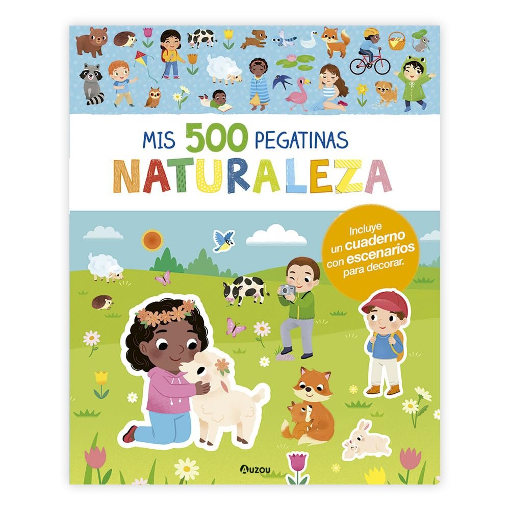 Mis 500 pegatinas Naturaleza | portada del libro