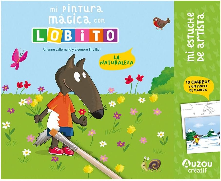 Mi pintura magica con Lobito. La naturaleza., de AUZOU | portada del libro