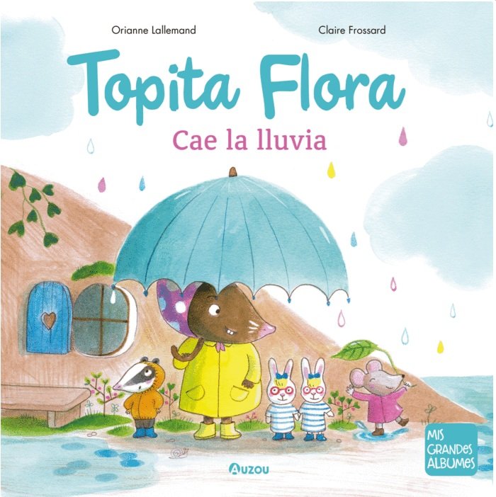 Topita Flora cae a lluvia, de Frossard,Claire | portada del libro