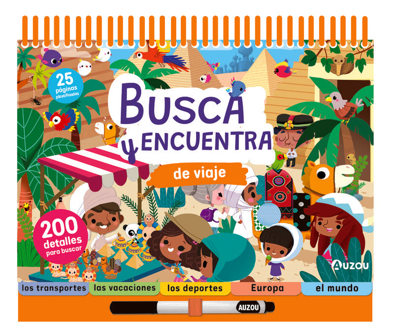ESPIRAL. BUSCA Y ENCUENTRA DE VIAJE, de AAVV | portada del libro