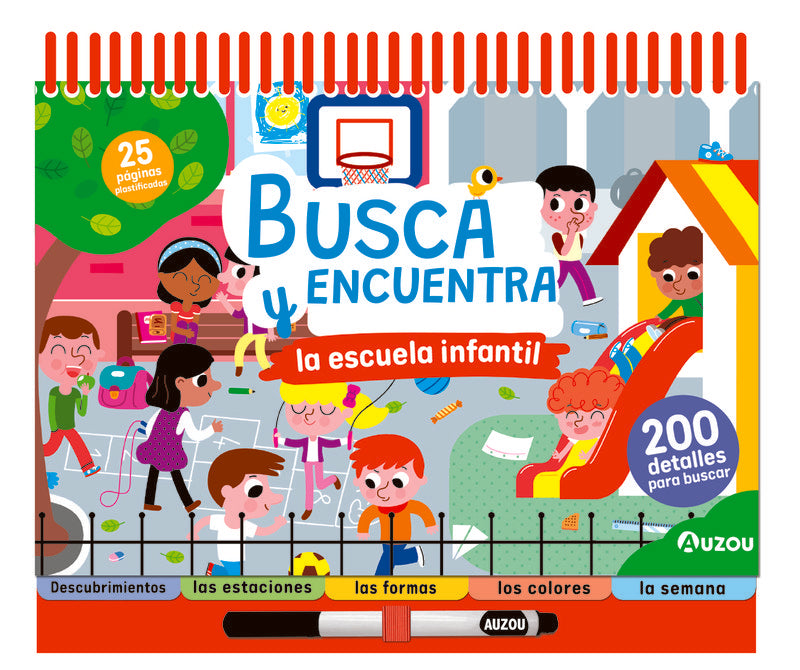 BUSCA Y ENCUENTRA LA ESCUELA INFANTIL, de AAVV | portada del libro