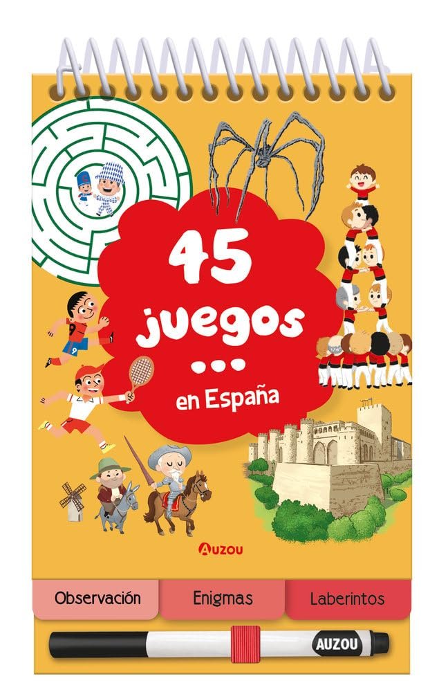 45 JUEGOS EN ESPAÑA | portada del libro