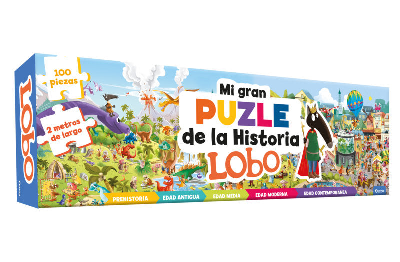 Mi gran puzzle de la historia. lobo, de LALLEMAND,ORIANNE | portada del libro